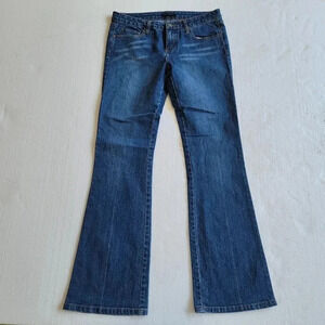 Kenneth Cole Jeans Women's Size 8/30x33 Low-Rise Bootcut Cotton Blend Denim Blue